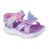 Detské sandále Skechers JUMPSTERS SANDAL BUTTERFLY BRITES 303109N LVMT