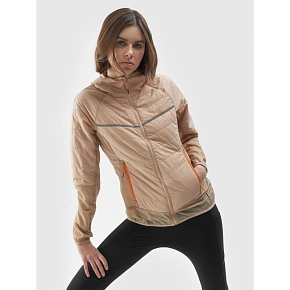 Recyklovaná dámska trekingová bunda Primaloft black insulation eco 4F 4FWSS24TDJAF383-83S Recyklovaná dámska trekingová bunda Primaloft black insulation eco 4F 4FWSS24TDJAF383-83S
