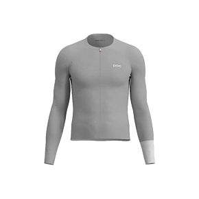 Cyklistické tričko POC M's Cadence L/S Jersey, sivé Cyklistické tričko POC M's Cadence L/S Jersey, sivé