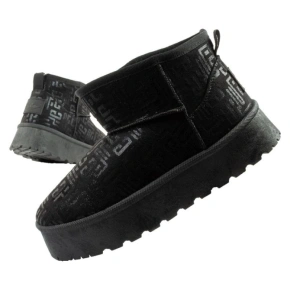 Lee Cooper snehové topánky ženy zimné módne kožušiny zateplené topánky čierne ženy