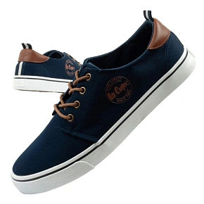 Lee Cooper Pánske športové topánky Tréneri Módne námornícka modrá Pohodlné