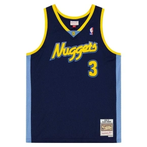 Mitchell & Ness NBA Swingman Denver Nuggets Allen Iverson dres SMJY4205-DNU06AIVASBL pánske