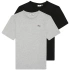 Fila Brod pánske tričko 2 pak black, grey FAM0083 83227 pánske