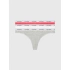 Dámske tangá 3Pack 000QD5209E NP4 Multicolour - Calvin Klein
