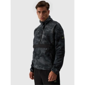 Pánsky nadrozmerný stojací fleece 4F 4FWAW24TFLEM299-90A pánsky