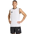 Pánske tričko adidas Entrada 26 Sleeveless Jersey white KB3928