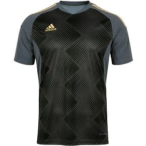 Pánske tričko adidas miCond22 Jersey grey-black HB5392 pánske