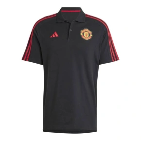 Pánske polo tričko Manchester United M IT4165 Black pattern - Adidas