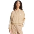 Dámska mikina Essentials French Terry Quarter Zip Hoodie beige JX7676