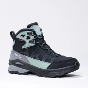 Aku dámska treková športová obuv Adapta Gore-tex kožená čierna zelená dámska
