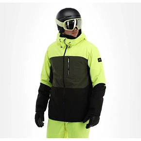 O'neill pánska zimná športová bunda Carbonite snowboardová lyžiarska 10K zelená čierna pánska