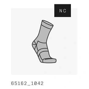 Cyklistické ponožky POC Cadence Road Long Sock, šedé