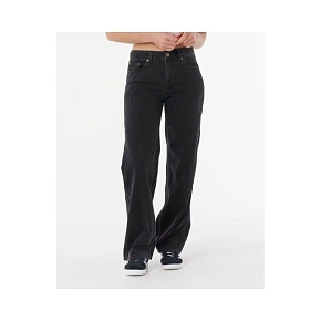 Nohavice RIP CURL AGGIE RELAXED JEANS, čierne Nohavice RIP CURL AGGIE RELAXED JEANS, čierne