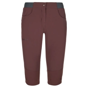 Dámske outdoorové kraťasy Meedin-w tmavo červená - Kilpi