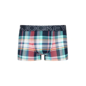 Pánske boxerky 1814241 B90 tyrkysová kocka - Jockey