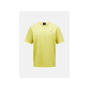 Pánske tričko PEAK PERFORMANCE M Trail Shortsleeve, žltá farba Pánske tričko PEAK PERFORMANCE M Trail Shortsleeve, žltá farba