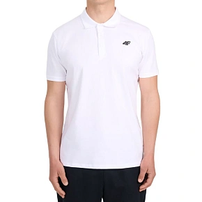 Pánske polo tričko 4F M0770, biele, 4FWMM00TPTSM0770, 10S