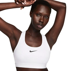 Športová podprsenka Nike Swoosh Medium Support, biela, DX6821, veľkosť 100 XL Športová podprsenka Nike Swoosh Medium Support, biela, DX6821, veľkosť 100 XL