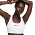 Športová podprsenka Nike Swoosh Medium Support, biela, DX6821, veľkosť 100 XL
