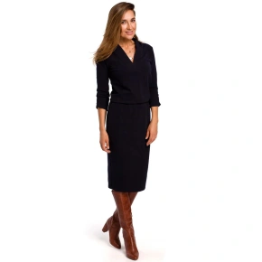 Dámske šaty S194 tmavomodré - Stylove