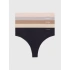 Dámske tangá 5Pack 000QD3556E NP1 Multicolour - Calvin Klein