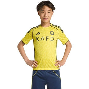 Detské tričko adidas Al Nassr FC 2025/2026 – domáci dres, žlté, JN7981