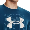 Pánske tričko UA Rival Terry Logo Crew M 1370391 458 - Under Armour