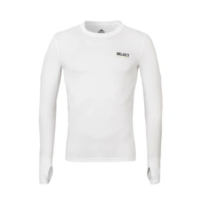SELECT Termoaktívne tričko 6902 WHITE s otvorom na palec LONG SLEEVE