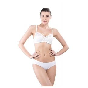 Dámske nohavičky C6-158 Basic Low White - Hanna Style