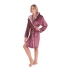 Dámsky župan Flora s kapucňou 4856 4853 krátky bordový - Vestis
