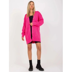 Dámsky sveter LC SW 0267 fluo pink - Rue Paris