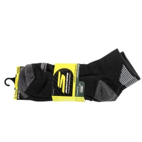 Skechers 3ks pánske 1/2 froté ponožky S114662-HBLK Black 41-46 Skechers 3ks pánske 1/2 froté ponožky S114662-HBLK Black 41-46