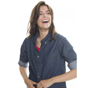 Big Star Košeľa s dlhým rukávom 145676 Dark Jeans-603
