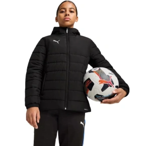 Puma Team Additions Detská zateplená bunda s kapucňou Black 659738 03