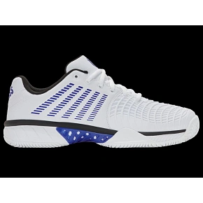 Tenisky K-swiss EXPRESS LIGHT 3 CLAY WHITE/DAZZLING BLUE/BLACK-M (08563-165-M)
