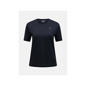 Tričko Peak Performance W Delta Ss Tee, čierne Tričko Peak Performance W Delta Ss Tee, čierne