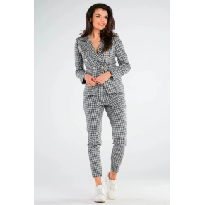 Dámske nohavice A440 čierno-biela - Awama