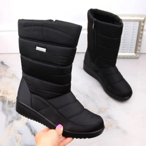 Dámske vysoké snežnice 22SN26-5028 W EVE436A Black - Novinky