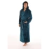 Unisex župan s kapucňou Siena 3156 Petrol - Vestis