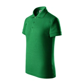 Detské polo tričko Pique (trávovo zelené)
