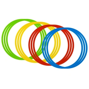 Tréningové obruče 45cm 12ks / KT12-45RGBY Tréningové obruče 45cm 12ks / KT12-45RGBY