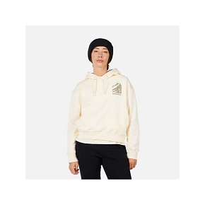Dámska mikina ROSSIGNOL W WATERFALL H RELAX SWEATSHIRT, biela, dámska