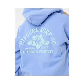 Dámska mikina RIP CURL Surf Puff Heritage Hood P/P, modrá Dámska mikina RIP CURL Surf Puff Heritage Hood P/P, modrá