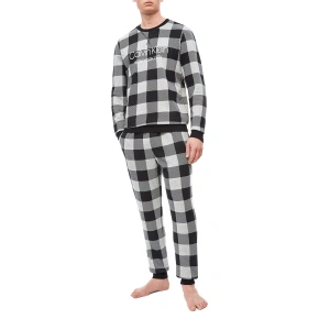 Pánska mikina NM1725E-2ZJ čiernošedá - Calvin Klein