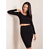 Dámska sukňa RV SD 4271.29P Black - Rue Paris