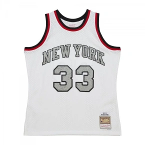 Mitchell & Ness NBA Cracked Cement Swingman Jersey Knicks 1991 Patrick Ewing M TFSM5934-NYK91PEWWHIT pánske