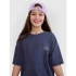 Dievčenské tričko oversize s potlačou 4F 4FJWSS25TTSHF1853-22S
