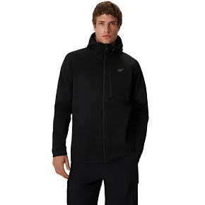 Kurtka męska softshell 4F M646 głęboka czerń 4FWAW26TSOFM646 20S pánské
