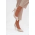Dámske lodičky na podpätku LE139P Beige - Seastar