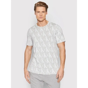 Pánske tričko - NM2135E - V7D Sivá - Calvin Klein